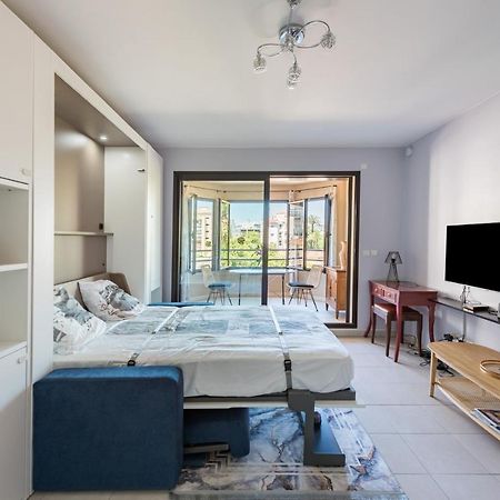 Beau Studio Veranda A Deux Pas De La Mer - Parking Inclus 胡安莱潘 外观 照片
